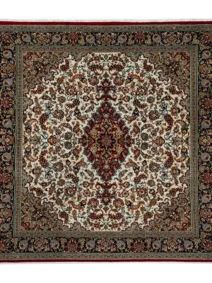 Qum Lambs Wool Rug 202×197 Traditional square area rug
