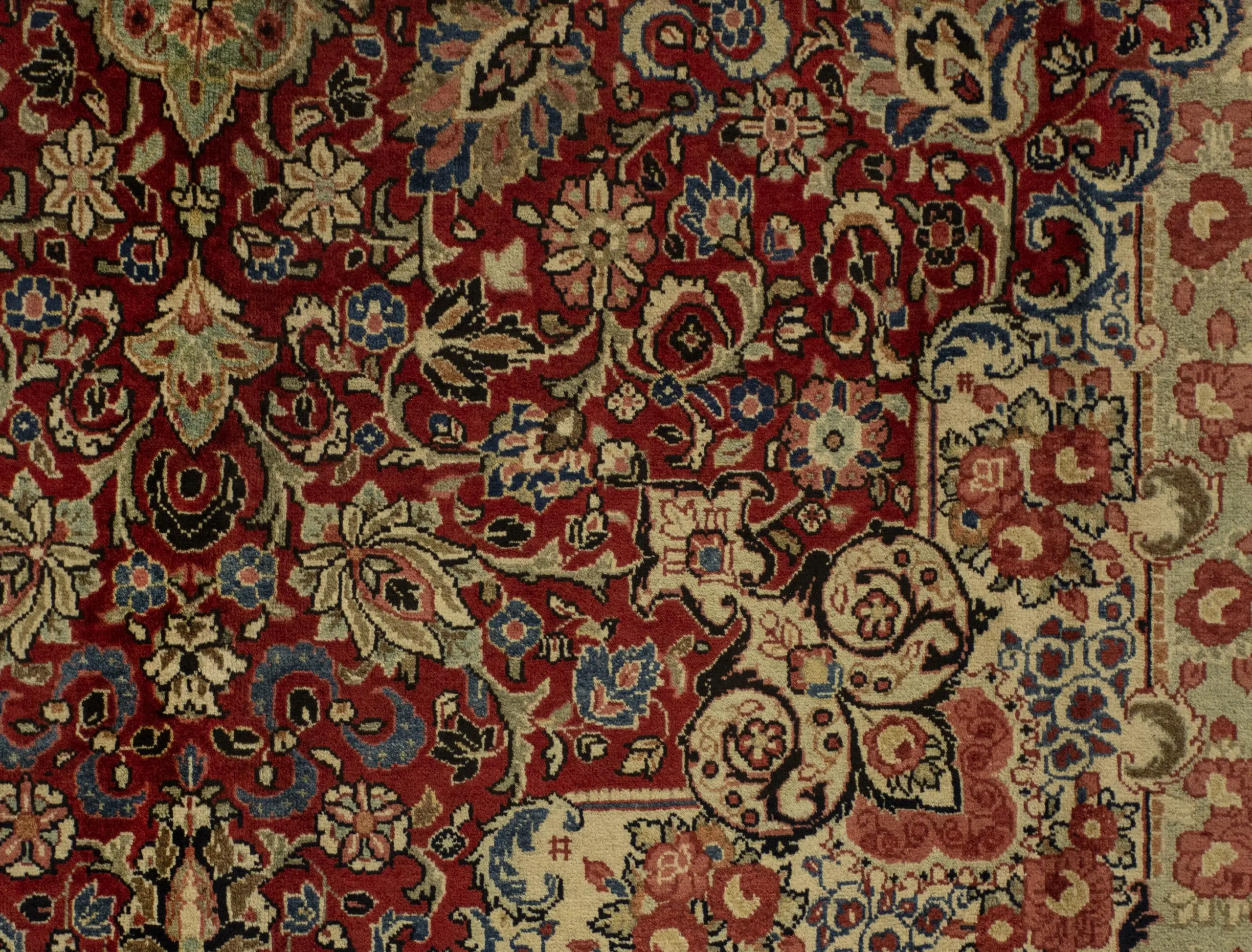 Sarouq Vintage Persian Rug Double Hand Knotted Iran(425×318)cm