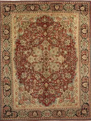 Sold Sarouq Vintage Persian Rug Double Hand Knotted Iran(425×318)cm