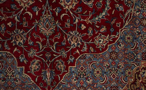 Sarouq Vintage Persian Hand Knotted NZ Wool Rug Iranian (384×267) - Image 3