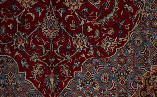 Sarouq Vintage Persian Hand Knotted NZ Wool Rug Iranian (384×267)