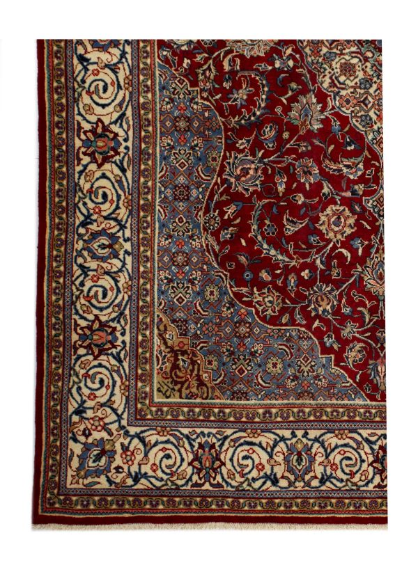 Sarouq Vintage Persian Hand Knotted NZ Wool Rug Iranian (384×267)
