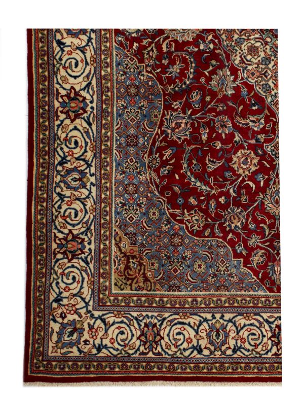 Sarouq Vintage Persian Hand Knotted NZ Wool Rug Iranian (384×267) - Image 4