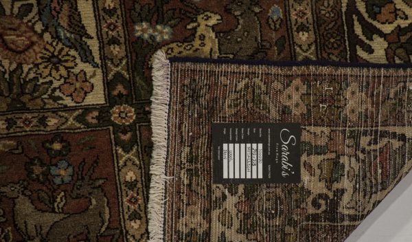 Bakhtiar Tribal Vintage Rug Natural 298×223