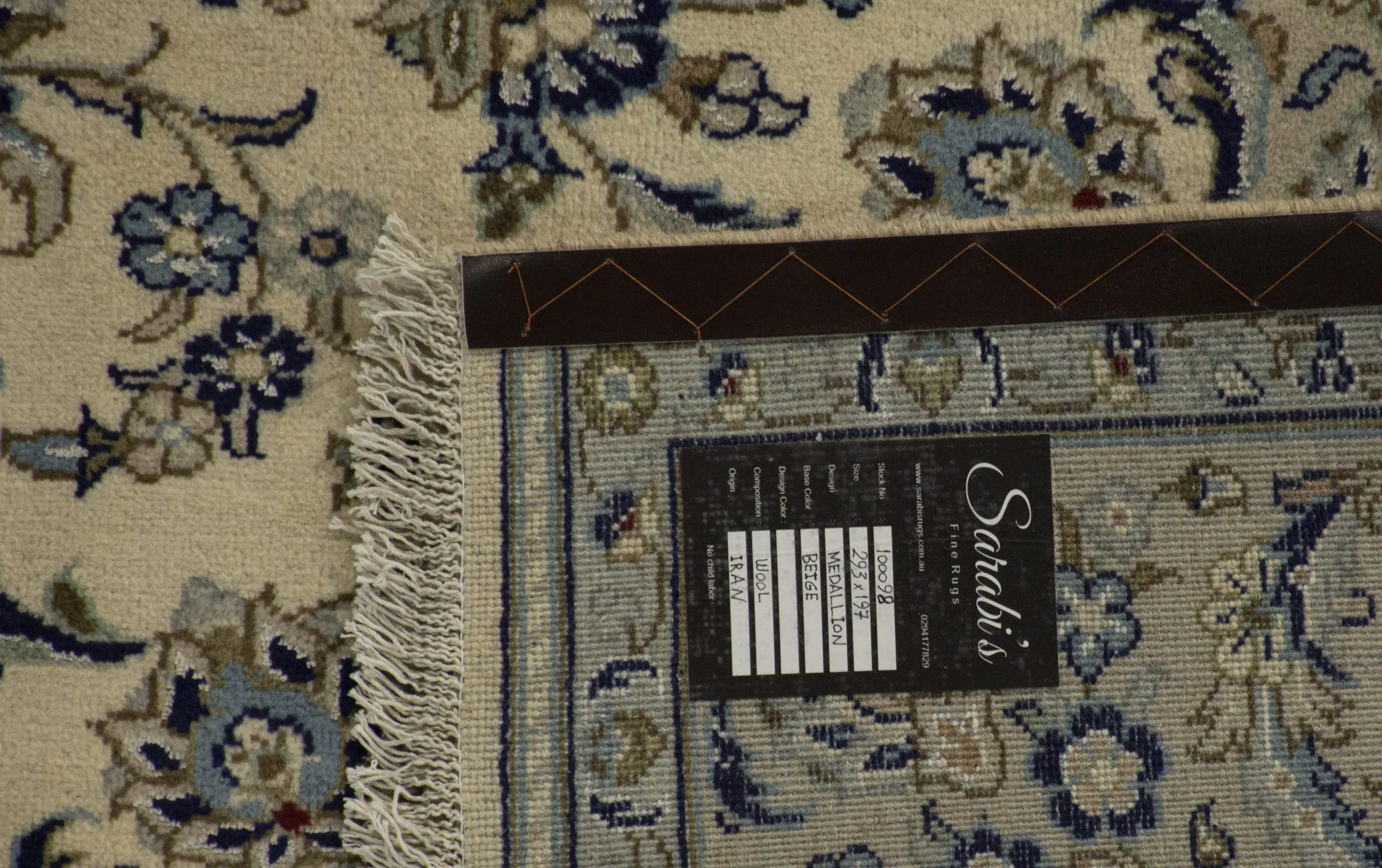 Kashan Rug Kashan Persian Rug Cream, Bone SOLD 293×197