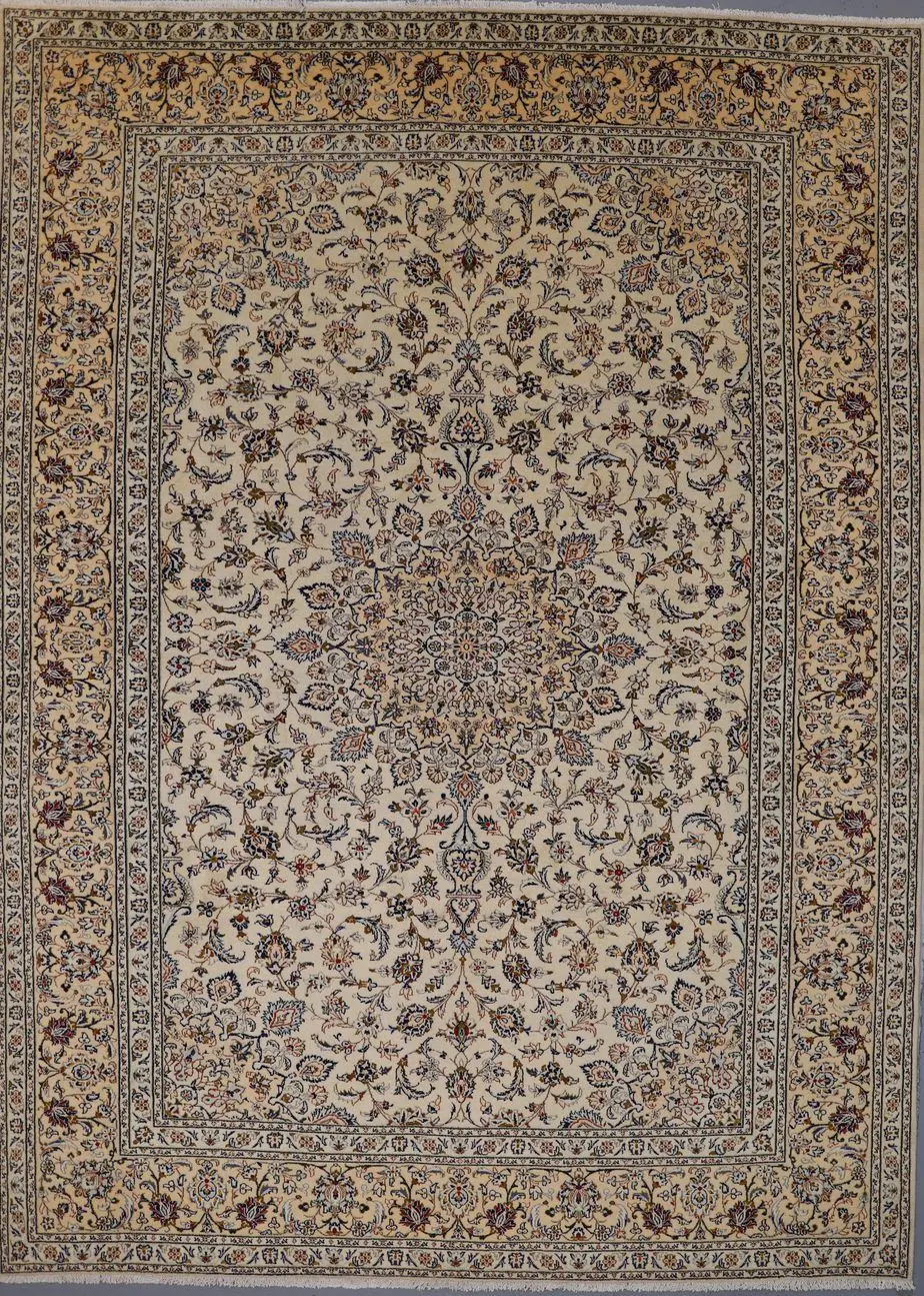 pale kashan persian rug, Persian Kashan Rug 403 x 293 cm