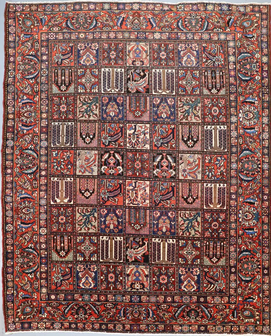 Persian Bakhtiar Paradise Design Rug 375 x 305 cm