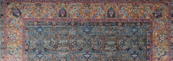 Saree Silk weg Dye India Sold(Rug 396 x 296)cm - Image 3