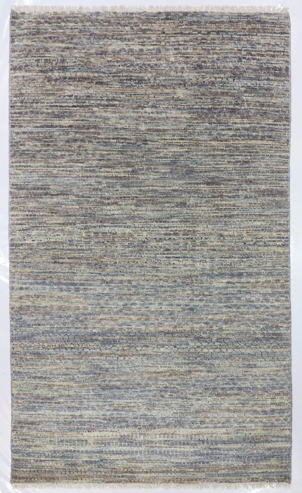 Beautiful Wool& Bamboo Silk Hand knotted Rug India (260×149)cm