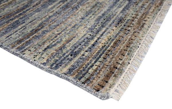 Beautiful Wool& Bamboo Silk Hand knotted Rug India (260×149)cm