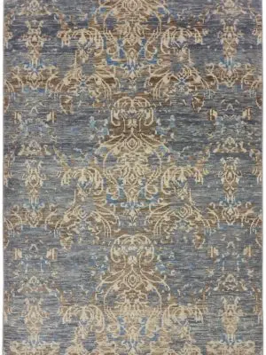 Indian Vase Design Rug Blue 237 x 162 cm