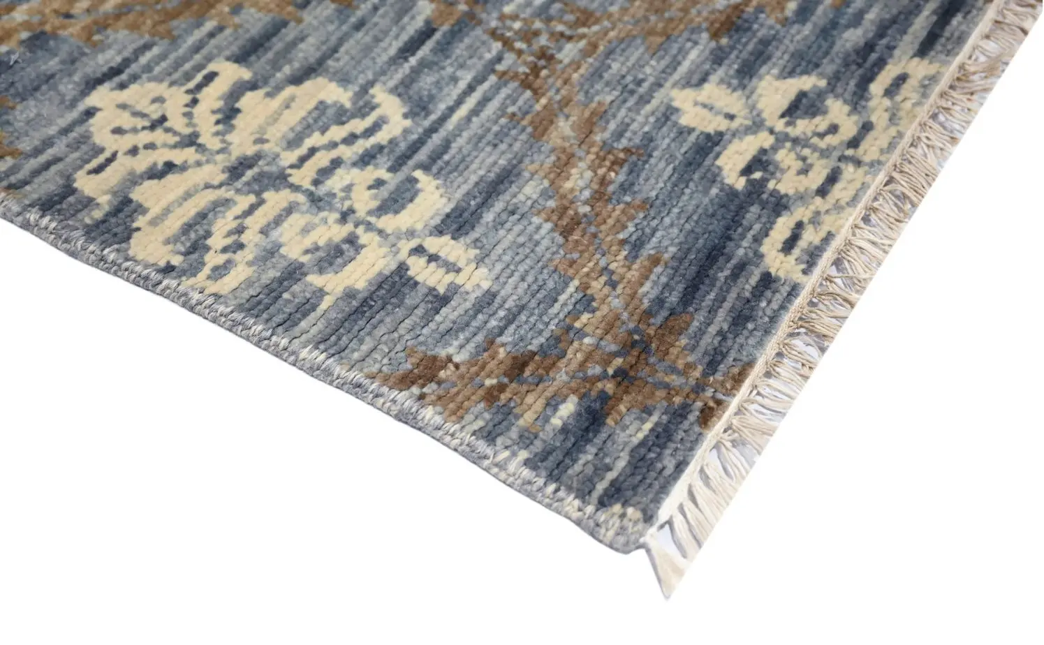Indian Diamond Design Wool Rug 427 x 299 cm