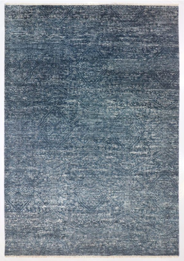 SOLD Blue Print Rug ()366x244cm