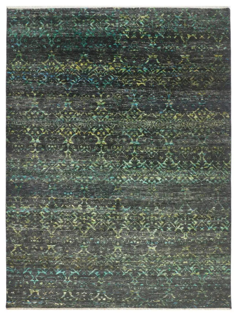 moss green velvet rug, Indian Velvet Moss Green Rug 272 x 161 cm