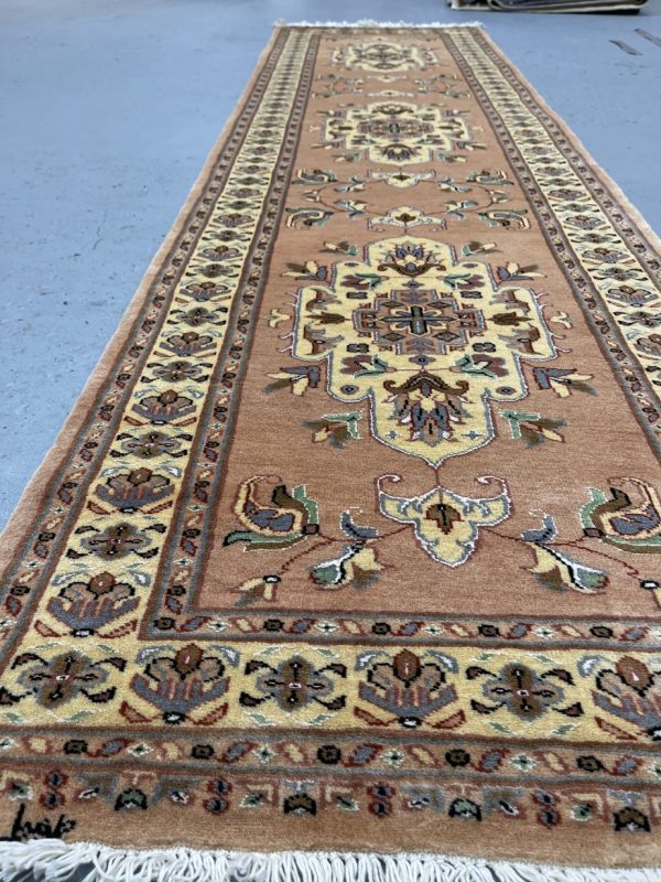 Persian Style Bokhara Runner Natural Dye Afghan NZ Wool (295×80 )cm