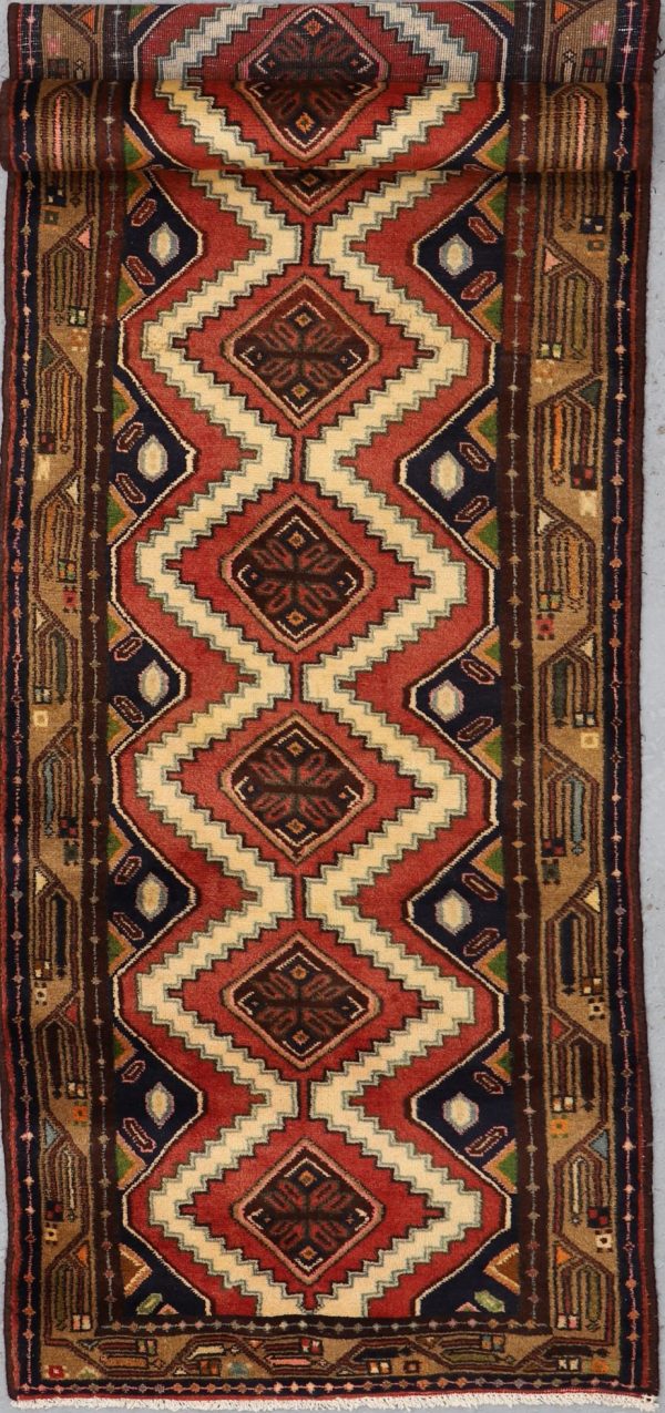 Hamedan Persian Runner Tribal Wool (289×80)cm