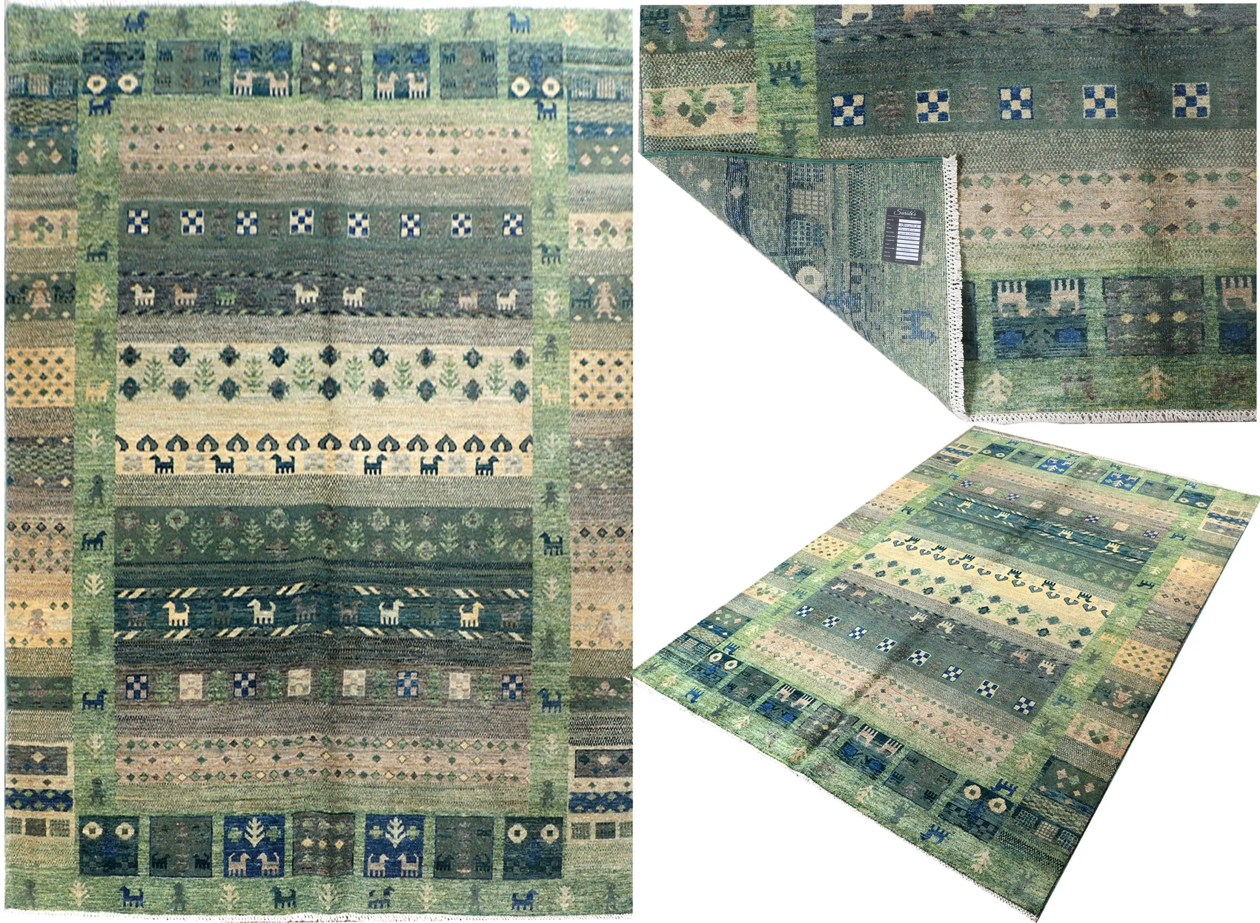 Afghan Gabbeh Rug 234 x 168 cm