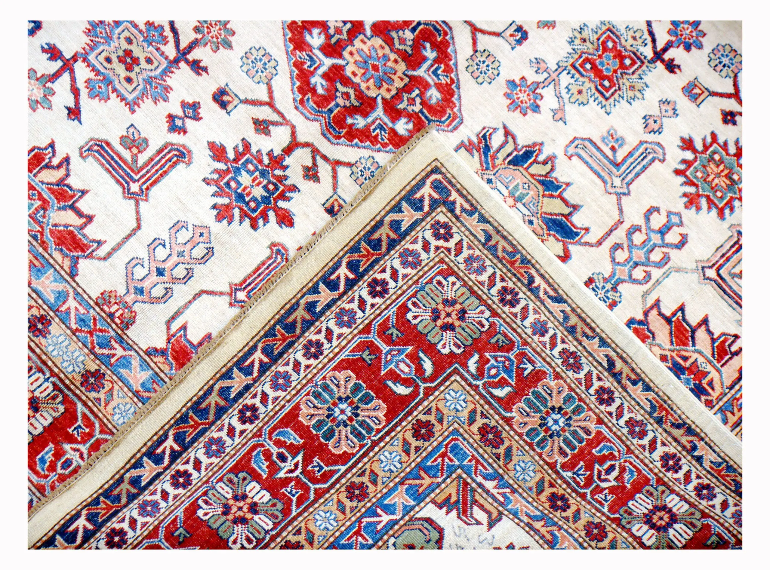 Afghan Kazak Rug 306 x 242 cm