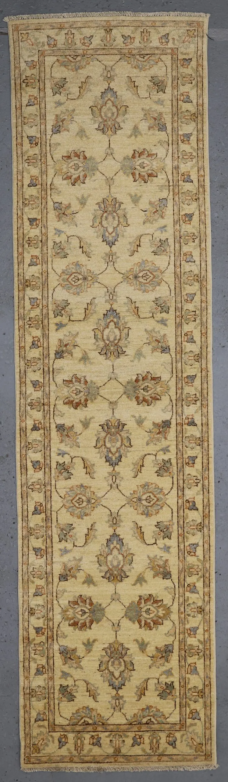 cream chobi afghan runner, Afghan Chobi Runner 298 x 76 cm