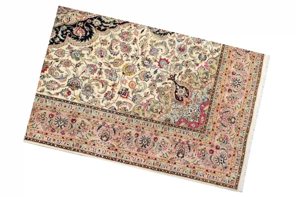 Black Medallion 50 Raj Tabriz,Double Hand Knotted,Super Fine Lamb Wool, Iran(315 x 200)cm - Image 3