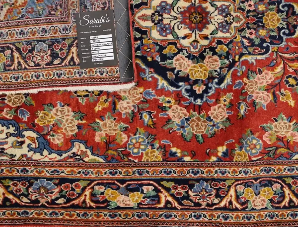 Antique Malayer Rug,Fine Lamb Wool,Double Hand Knotted,Weg Dye Iran (182 x 110)cm