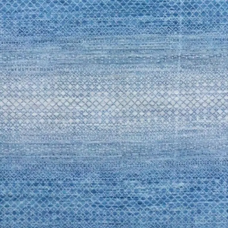 Aqua Rainbow Rug - 438 x 306 cms, aqua rainbow rug, close-up detail 3