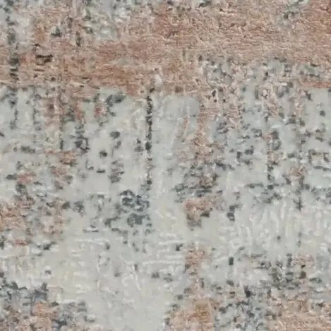 Abstract Designer Hall Runner, Double hand Knotted, NZ Handspun Wool, Veg Dye, Jaipur (301 x 81)cm, beige abstract hall runner, close-up detail 2