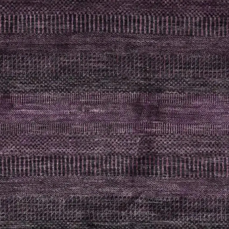 Black Violet Grass Rug - 239 x 173, black violet grass rug, close-up detail 2