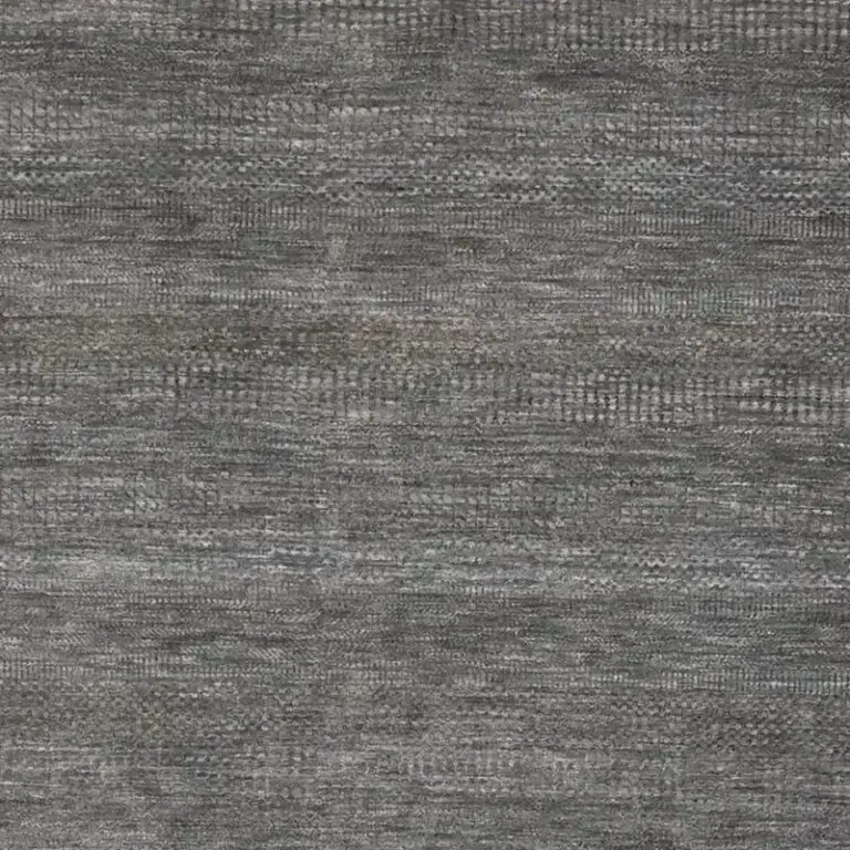 Contemporary Designer Rug, Double Hand Knotted, NZ Handspun Wool, Veg Dye Agra (362 x 276)cm, blue contemporary wool rug, close-up detail 1