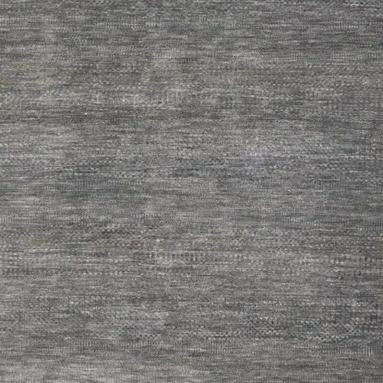 Contemporary Designer Rug, Double Hand Knotted, NZ Handspun Wool, Veg Dye Agra (362 x 276)cm, blue contemporary wool rug, close-up detail 3