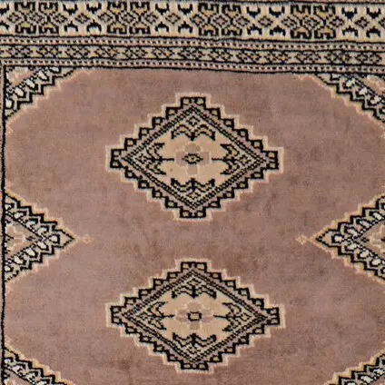Trible Chestnut Brown Jaldar Rugs NZ Handspun Wool Veg Dye(127 x 79)cm, chestnut brown jaldar rug, close-up detail 1