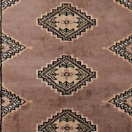 Trible Chestnut Brown Jaldar Rugs NZ Handspun Wool Veg Dye(127 x 79)cm, chestnut brown jaldar rug, close-up detail 2