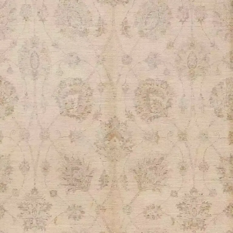 Gazney Rug - 379 x 264, cream floral gazney rug, close-up detail 2