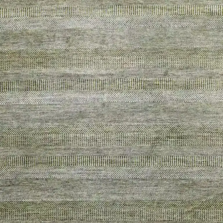 Contemporary Greener Grass Rug, NZ Wool, Double hand Knotted, india (580 x 395), green contemporary wool rug, close-up detail 1