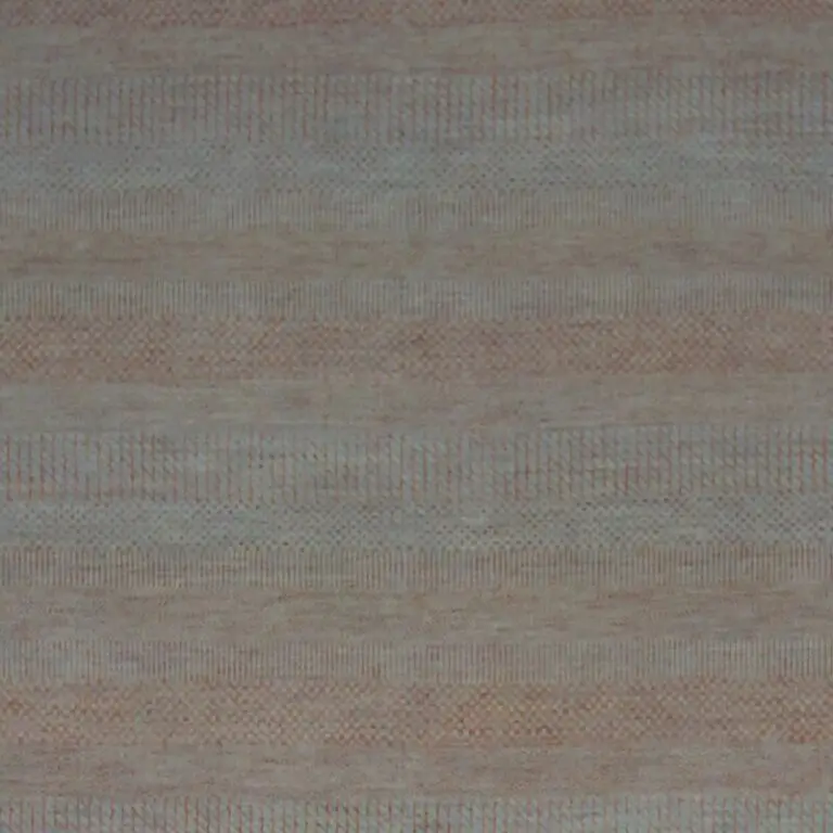 contemporary Designer Rug, Double hand Knotted, NZ Handspun Wool, Permanent Dye, Agra (304 x 246)cm, grey cream contemporary rug, close-up detail 1