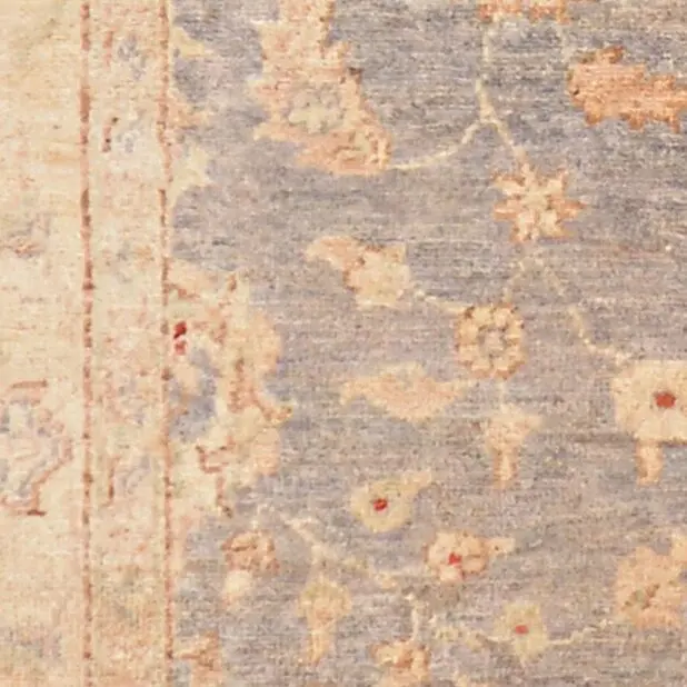 Gazney Rug - 292 x 175, grey floral gazney rug, close-up detail 2