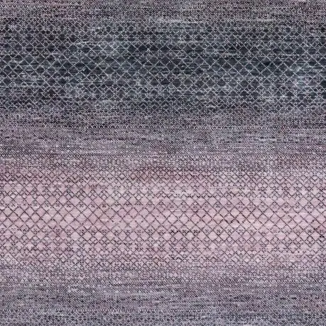 Soft Mauve Grass Rug Double Hand Knotted Veg Dye India(367 x 278) cms, mauve grass textured rug, close-up detail 3