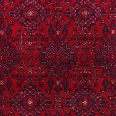 Beljick Rug - 246 x 165, red beljik rug, close-up detail 2