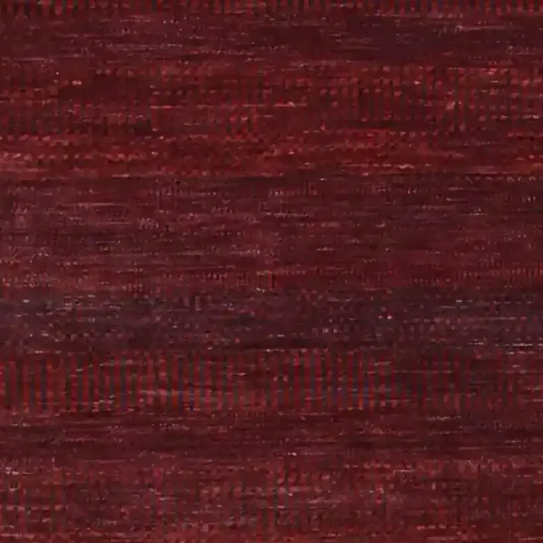 Contemporary Designer Rug, Double Hand Knotted, NZ Wool, Veg Dye, Agra (241 x 166)cm, red contemporary agra rug, close-up detail 1