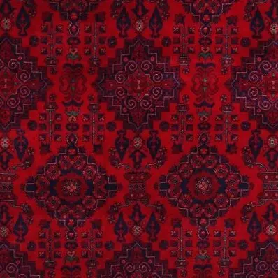 Beljick Rug - 246 x 168, red sarasar beljik rug, close-up detail 1