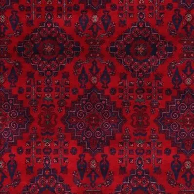 Beljick Rug - 246 x 168, red sarasar beljik rug, close-up detail 3