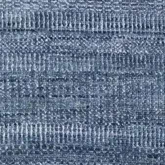 Contemporary Designer Runner, Double Fine Hand Knotted, NZ Handspun Wool, Veg Dye, India (394 x 72), royal blue designer runner, close-up detail 1