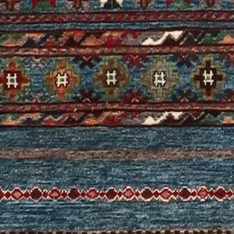 Space Blue Khorjin Runner - 513 x 80, space blue khorjin runner, close-up detail 1
