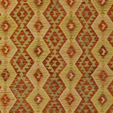 Autumn Kilim, autumn afghan kilim rug, close-up detail 2