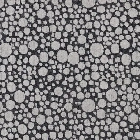 Charcoal and Cream Pebble Textured Rug Hand made Indian Veg Dye Indian(230×160)cm, charcoal pebble textured rug, close-up detail 2