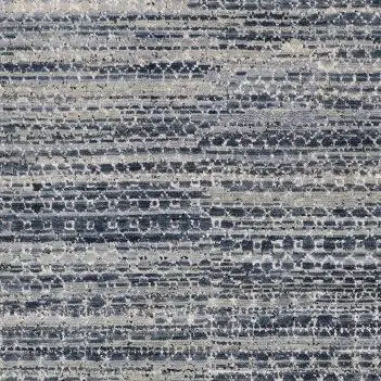 Modern Area Rug, Wool & Saree Silk german Dye Indian(240×168)cm, grey blue contemporary rug, close-up detail 1
