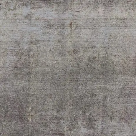 Vintage Overdye Rug Grey, Blue Double Hand Knotted Super Fine Iran (377×286)cm, grey vintage overdyed rug, close-up detail 2