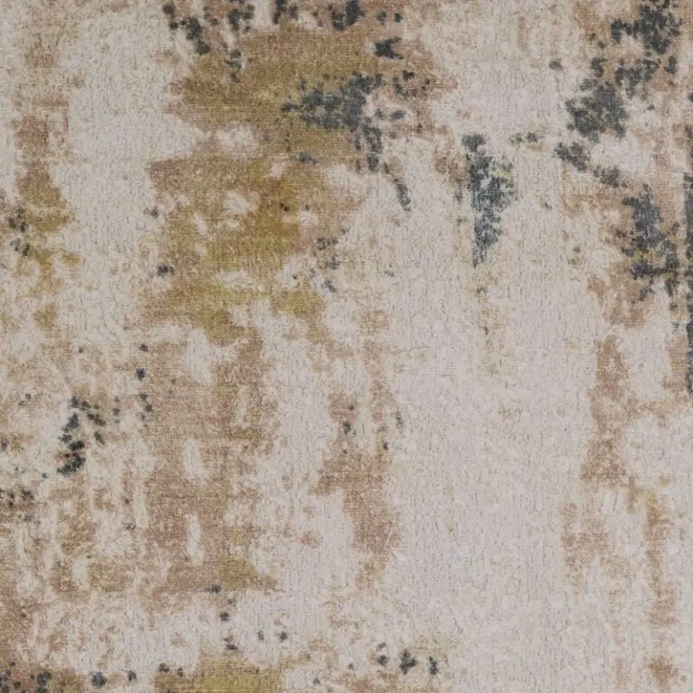 Abstract handloom Rug Industrial Rust Indian (296×200)cm, industrial rust handloom rug, close-up detail 1