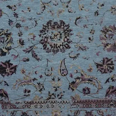 Transitional Lavender Rug, lavender transitional rug, close-up detail 3