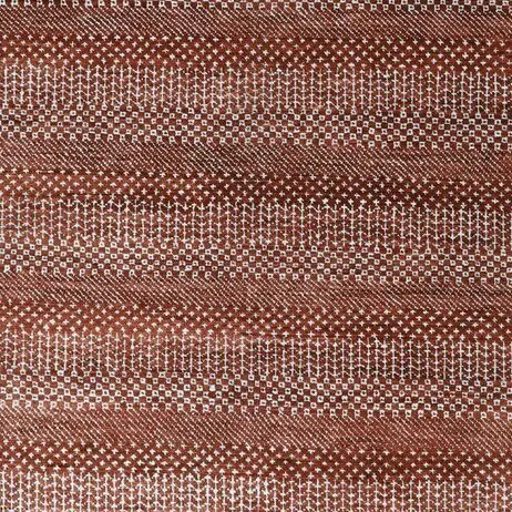 Wool and Bamboo Silk Textured Rug, Hand Knotted Red, Silver germen Dye Indian(360×273)cm, red bamboo silk wool rug, close-up detail 2